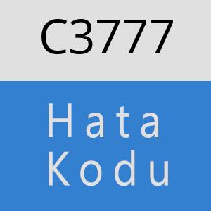 C3777 hatasi