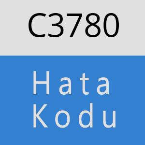 C3780 hatasi