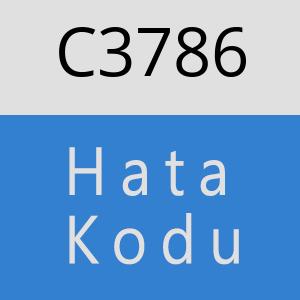 C3786 hatasi