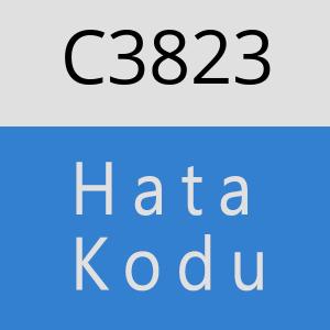 C3823 hatasi