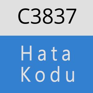 C3837 hatasi