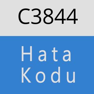 C3844 hatasi
