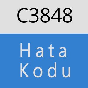 C3848 hatasi