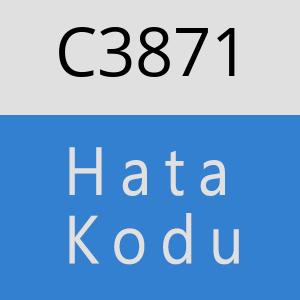 C3871 hatasi