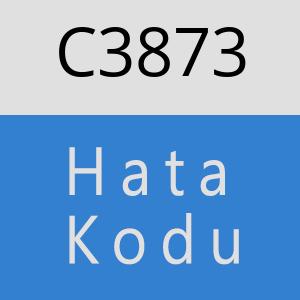 C3873 hatasi