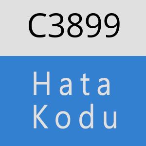 C3899 hatasi