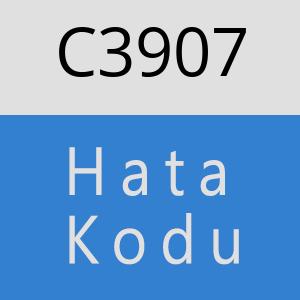 C3907 hatasi