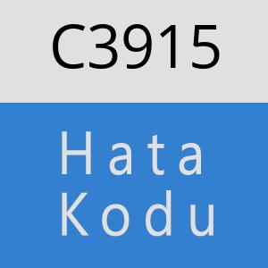 C3915 hatasi