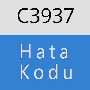 C3937 hatasi