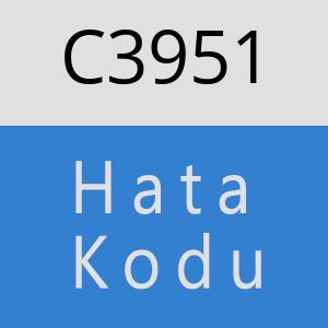 C3951 hatasi