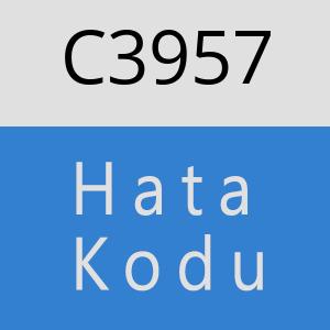 C3957 hatasi