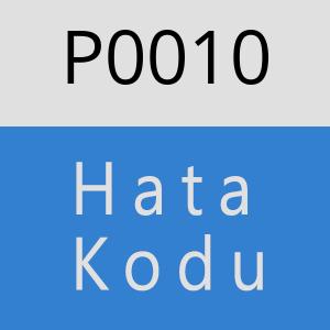 P0010 hatasi