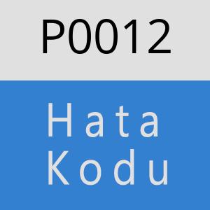 P0012 hatasi