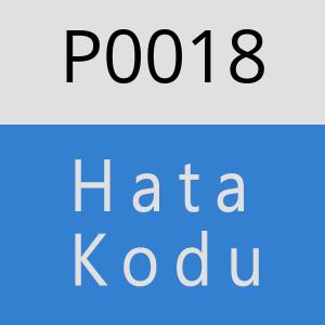 P0018 hatasi