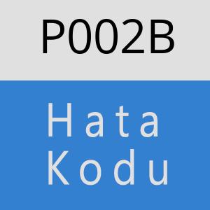 P002B hatasi