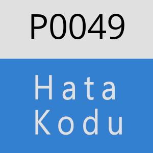 P0049 hatasi