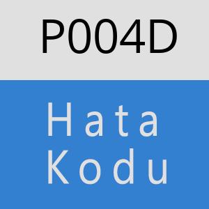 P004D hatasi