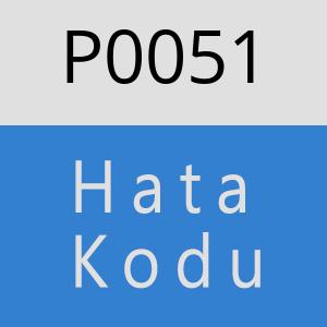 P0051 hatasi