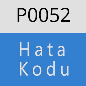 P0052 hatasi