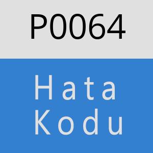 P0064 hatasi