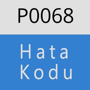 P0068 hatasi