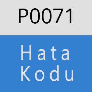 P0071 hatasi