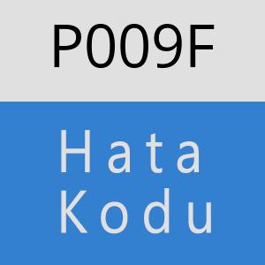 P009F hatasi