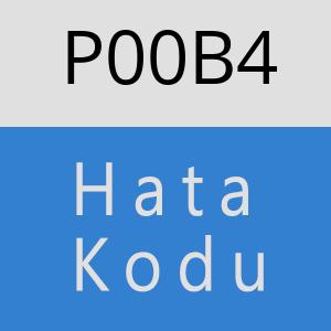 P00B4 hatasi