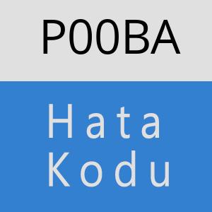 P00BA hatasi