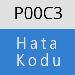 P00C3 hatasi