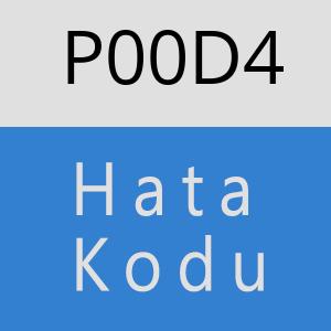 P00D4 hatasi