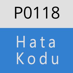 P0118 hatasi