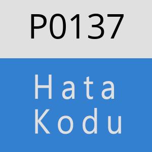 P0137 hatasi