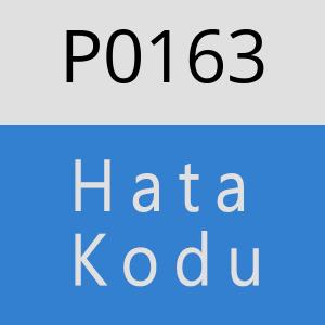 P0163 hatasi