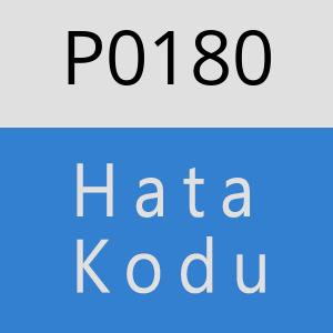 P0180 hatasi