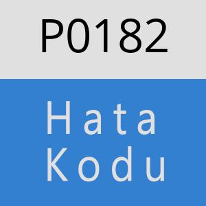 P0182 hatasi