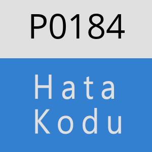 P0184 hatasi