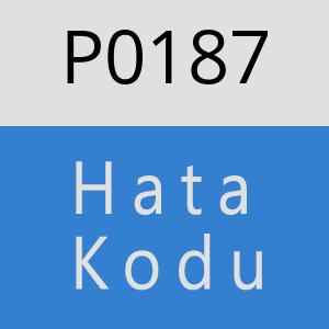 P0187 hatasi