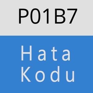 P01B7 hatasi