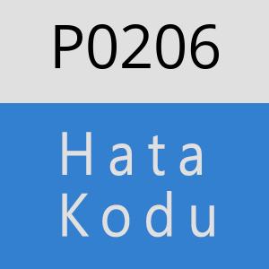 P0206 hatasi