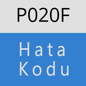 P020F hatasi