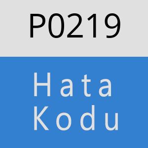 P0219 hatasi