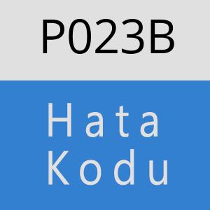 P023B hatasi