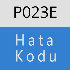 P023E hatasi