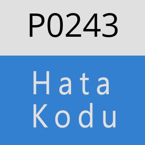 P0243 hatasi