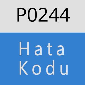 P0244 hatasi