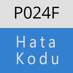 P024F hatasi