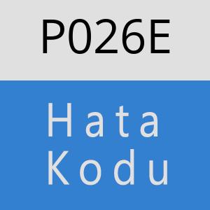 P026E hatasi