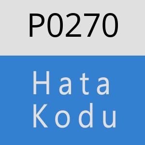 P0270 hatasi