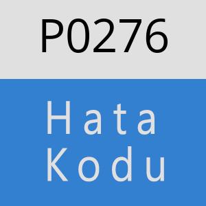 P0276 hatasi